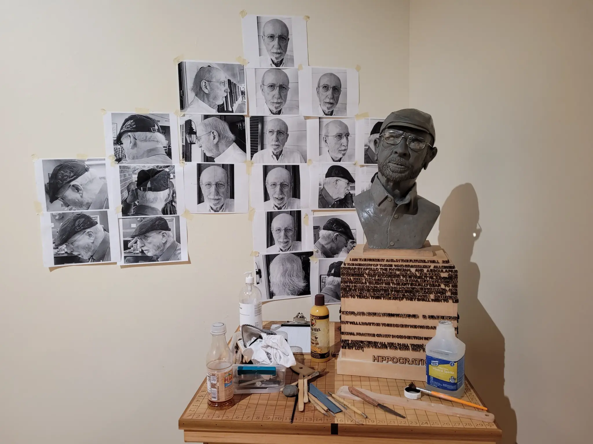 Commissioned Portrait Bust, view 1 of 4